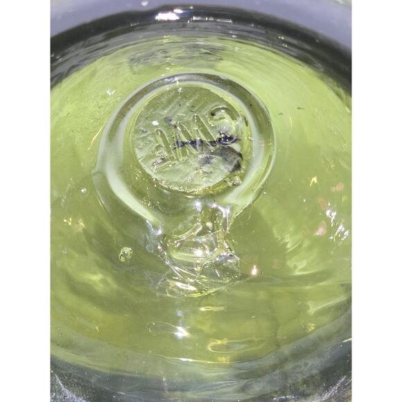 Hand-blown bicentennial Williamsburg, Virginia wine bottle, 9"‎ - Picture 4 of 8